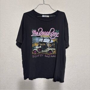 The Beach Boys Black Graphic Tee - Vintage Vibe